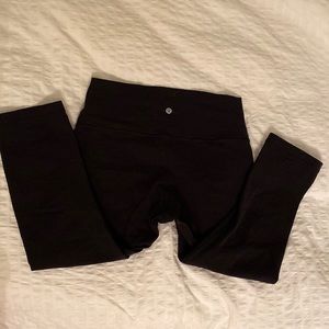 Black lululemon leggings size 10